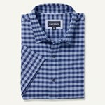 Gazman Blue Check S/S Shirt - blue